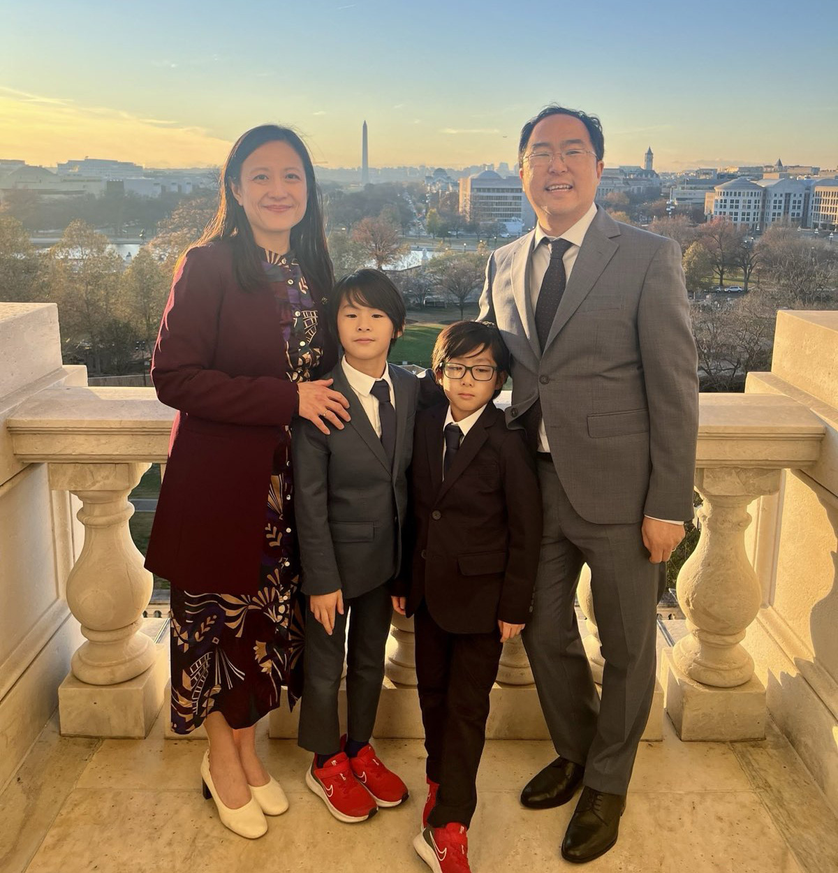 Senator Kim's Family